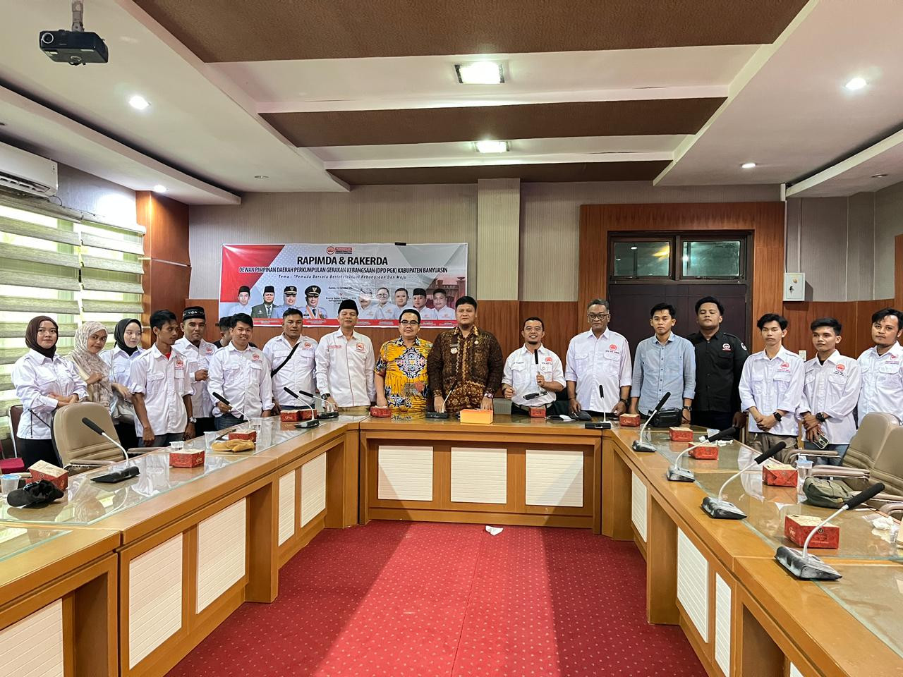 Sekda Banyuasin Buka Rapimda & Rakerda DPD PGK