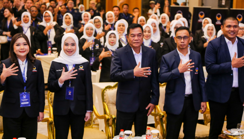 Bupati Toha dan Anggota DPRD Muba Ikuti Diklat Kepemimpinan Partai NasDem se-Sumsel